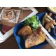 Plat BBQ 28x18x4 cm. Bambú 100% Biodegradable