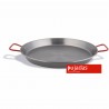 Paellera Valenciana Profesional PUJADAS de Acero pulido 26cm