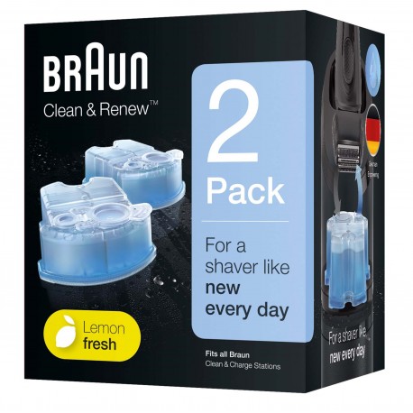 Cartucho Limpiador Para Afeitadora Braun Ccr2